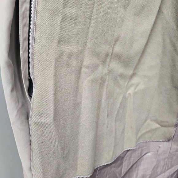 Valerie Stevens Women's Microfiber Tan Lined Trench Coat Size 6 - Picture 3 of 10